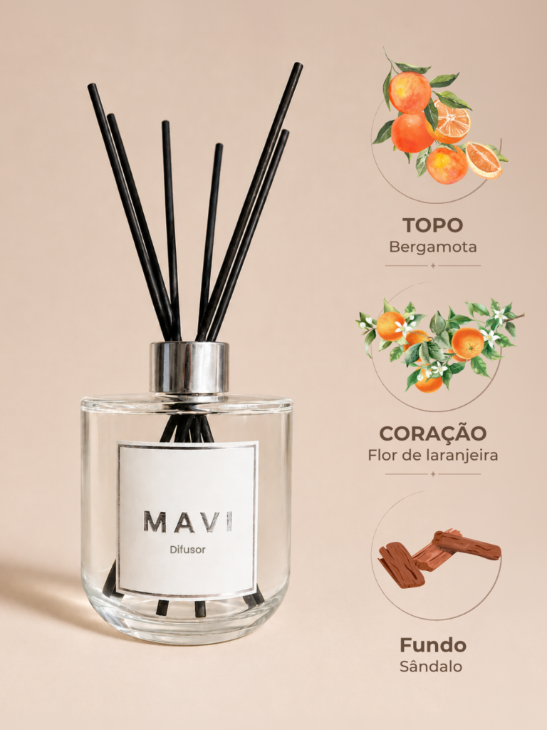 Difusor de Varetas Premium Mavi - Madeiras finas