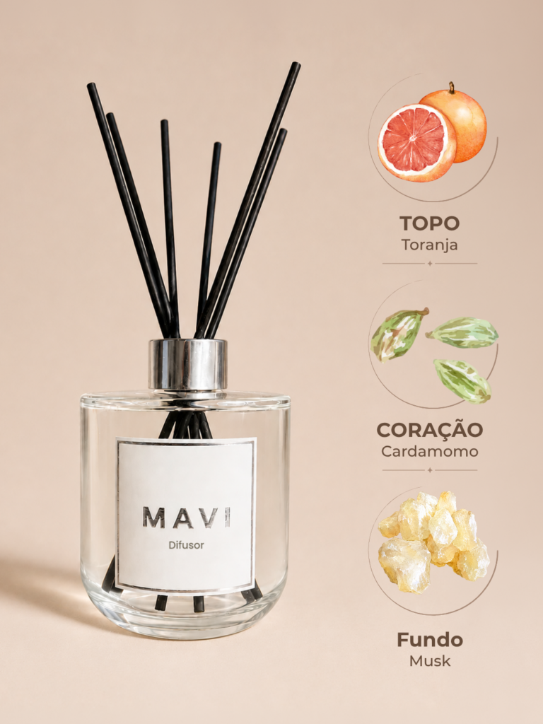 Difusor de Varetas Premium Mavi - Vetiver