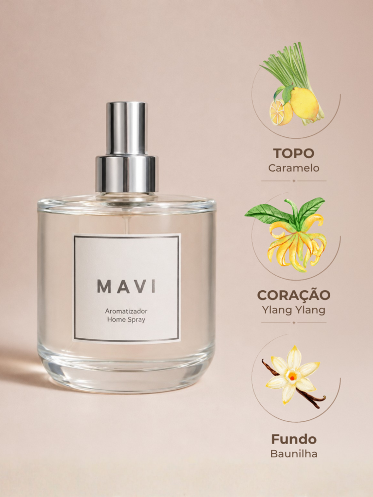 Home Spray Premium Mavi - Ylang ylang com tangerina - baunilha