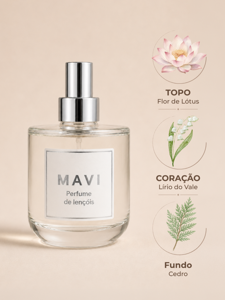 Perfume para Lençóis Premium Mavi - Lírio e Cedro