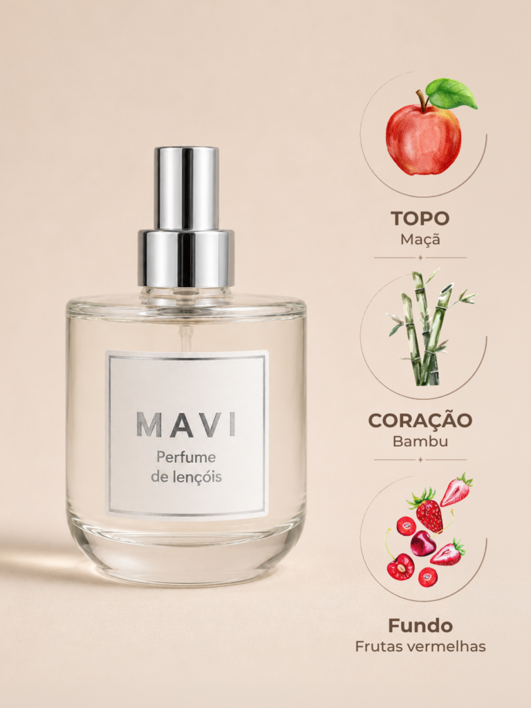 Perfume para Lençóis Premium Mavi - Maçã e frutas vermelhas