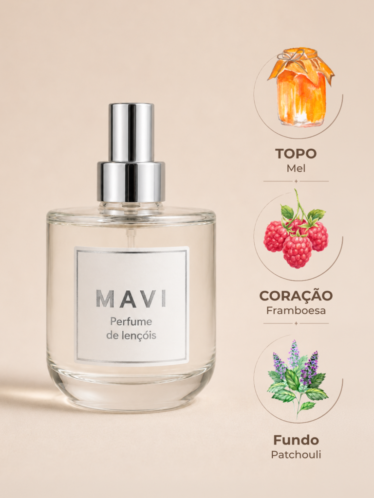 Perfume para Lençóis Premium Mavi - Mel e Patchouli